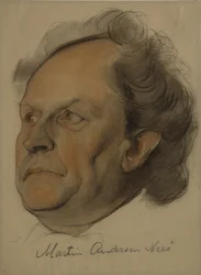 マーティン・アンデルセン・ネクシェの肖像1869-1954、1922