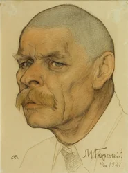 著者の肖像Maxim Gorky 1868-1939、1921