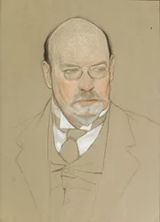 画家イリヤ・オストルホフの肖像1858-1929、1923