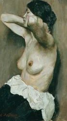 女性半裸像