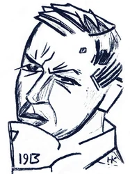 アーティストと作家の肖像David Burliuk 1882-1967、1913