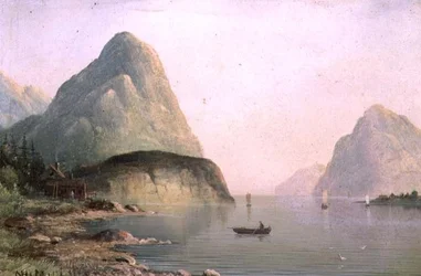 フィヨルドの風景