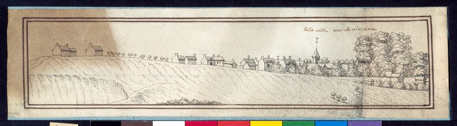 ベルヴィル（紙にペン、インク、ウォッシュ