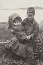 ラップの母親と赤ちゃん