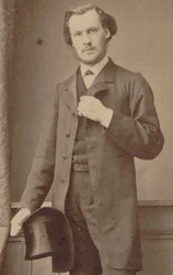 作曲家シャルル・ルネプヴーの肖像 1840-1910 , 1870.