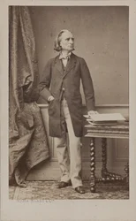作曲家フランツ・リストの肖像（1811-1886）1870年頃