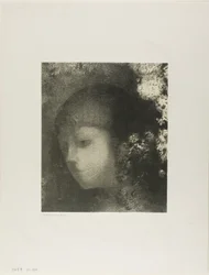 花と子供の頭