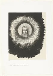 そして太陽の円盤にはキリストの顔が輝いていた ...et dans le disque même du soleil, rayonne la face de Jésus-Christ (オブジェクトのタイトル) Tentation de Saint-Antoine (1) (シリーズタイトル) 聖アントニウスの誘惑（シリーズタイトル）