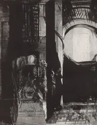 そしてどこにでも玄武岩の柱がありますか？金庫室から光が降り注ぐブラット3デルフォルジュラテンテーションドサンアントワーヌ。 1896