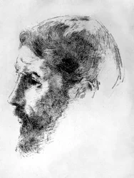 1902年、フランスの画家ピエール・ボナール（1867-1947）、リトグラフはオディロン・ルドン作