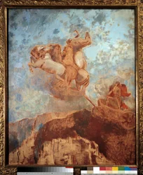 アポロの水槽 オディロン・ルドン（1840-1916）の絵画 19世紀 ボルドー ボザール美術館
