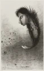 その後、魚の体に人の頭を持つ特異な存在が現れる、プレート 5/10
