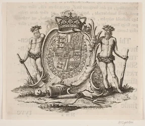 Frederik V の Sø Krigs Artikel の手紙のビネット