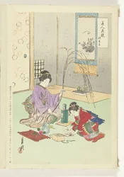 美しさと花の比較 美人花くらべ