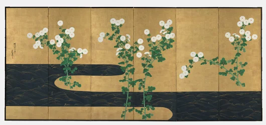 ストリームによる菊、1700年代後半〜1800年代初頭。