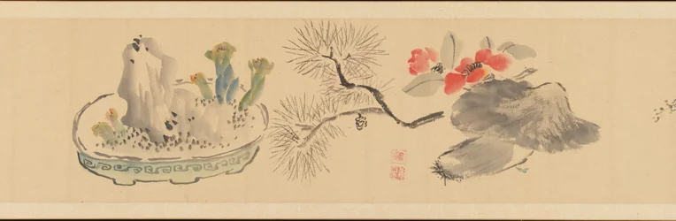 花を囲む手紙、1831年。
