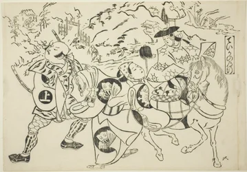日本人形劇名場面集（やまと色竹）』より「定家の道行