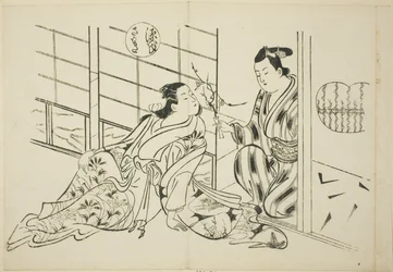 The Sakaki Chapter from "The Tale of Genji" (Genji Sakaki), from a series of Genji parodies   1277889   ja       japanese Successfully Translated  Original: Christus geeft de sleutels van de hemel aan Petrus Translat: Christus geeft de sleutels van de heme