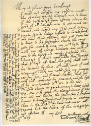 1649年10月15日、オリバー・クロムウェルからウェクスフォードのフェアファックス卿への手紙