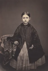 少女の肖像,c.1857年（写真）