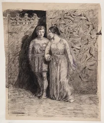 男と女、古代北欧のモチーフ