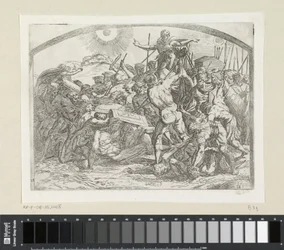 ヨシュアは太陽と月に静止するよう命じる ラファエルのロッジアの絵画 (シリーズ タイトル)