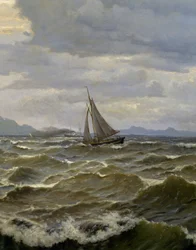 海の船