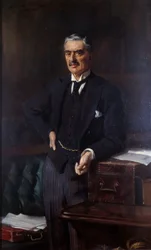 ネヴィル・チェンバレンの肖像（1869-1940）（油彩・キャンバス）
