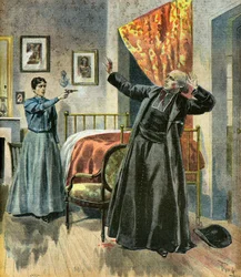 ポール・ド・ブロイ修道士殺害事件（1895年）（イラスト