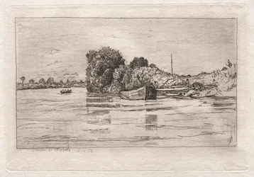 1879ヴァルハラのドナウ川。