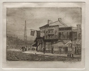 イーグルストリートとウッドランドアベニュー、1878年。