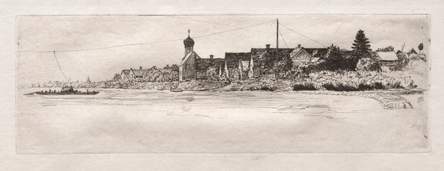 シュヴァーベルヴァイスのフェリー、1879年。