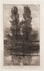 ポプラ、ロイヤルガーデン、シュライスハイム、1879年。