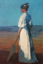 白衣の女