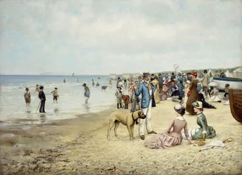 1885年の海辺の日