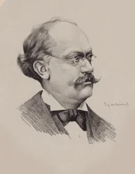 作曲家シャルル・ルコックの肖像 1832-1918.