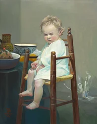 いたずら, 2008 (キャンバスに油彩)