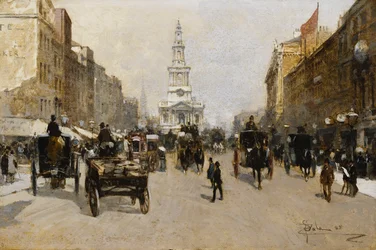 ストランド、ロンドン、1888