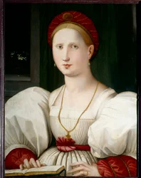 女性の肖像画 パオロ・ザッキア（1519年頃～1561年）（ec.ital.） 16世紀 日0.73x0.55 m リール美術博物館