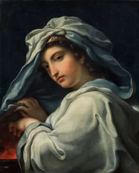 冬の寓意（油彩・キャンバス）