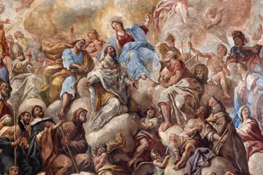 聖カタルドの生涯を描いたフレスコ画