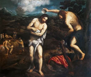 キリストの洗礼、1548-1551年。