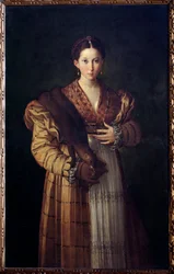 Antea プロエトス王の妻ステネベーの肖像（プロテウスの妃ステネベーの肖像） - ジロラモ・フランチェスコ・マリア・マッツォーラ（パルミジャニーノ）の絵画（1503-1540） 1530-1535 ミューズ