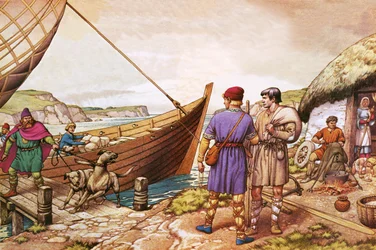 (聖）奴隷として囚われていたアイルランドを去る機会を与えられたパトリック