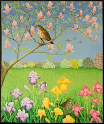 サムシング・トゥ・シング・アバウト, 2011（アクリル、キャラコ）