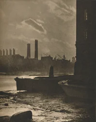 Old Queenhithe、かつてのロンドン港の主要なドック、c1935。