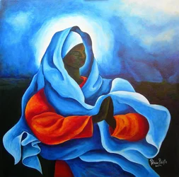 嵐の中のメアリー、2011年（キャンバスにアクリル）