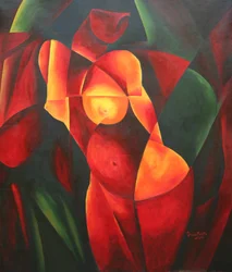 Rideau Vert、2008年（キャンバスにアクリル）