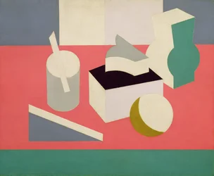 PaintingNature Morte、1919（キャンバスに油彩と鉛筆）
