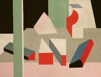 PaintingNature Morte、1928（キャンバスに油彩と鉛筆）